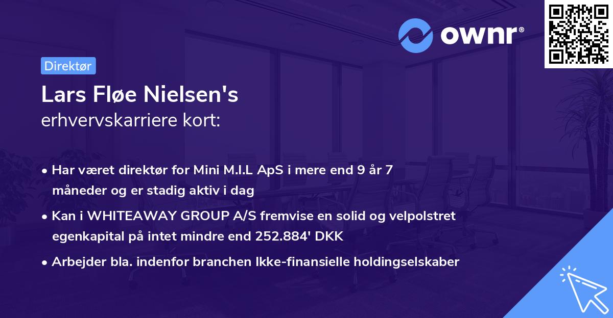 Lars Fløe Nielsen's erhvervskarriere kort