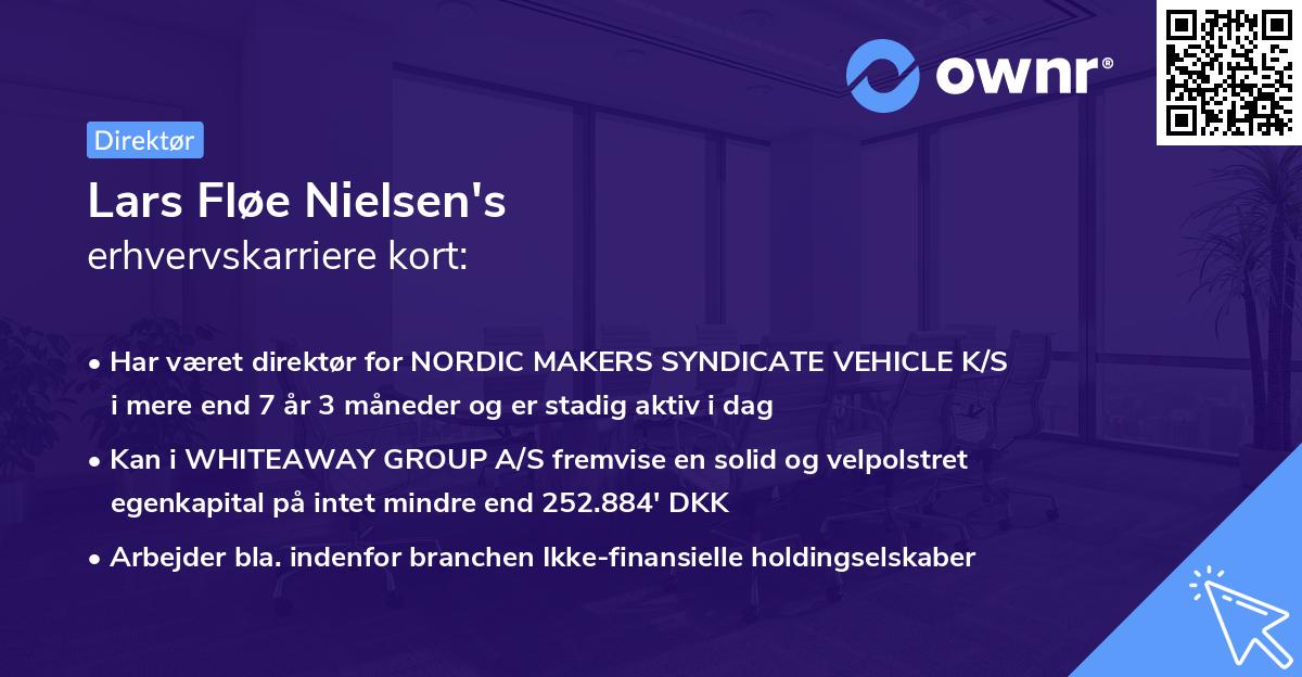 Lars Fløe Nielsen's erhvervskarriere kort