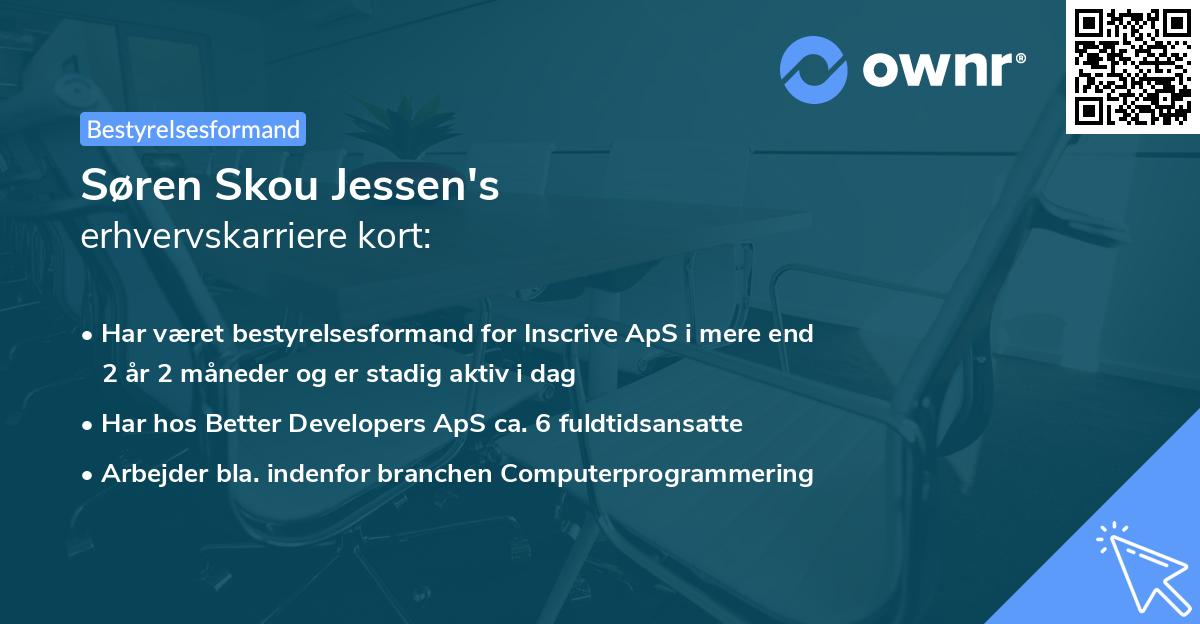 Søren Skou Jessen's erhvervskarriere kort