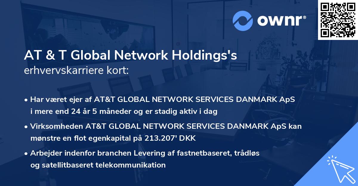 AT & T Global Network Holdings's erhvervskarriere kort