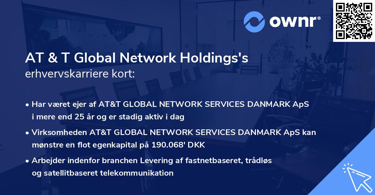 AT & T Global Network Holdings's erhvervskarriere kort
