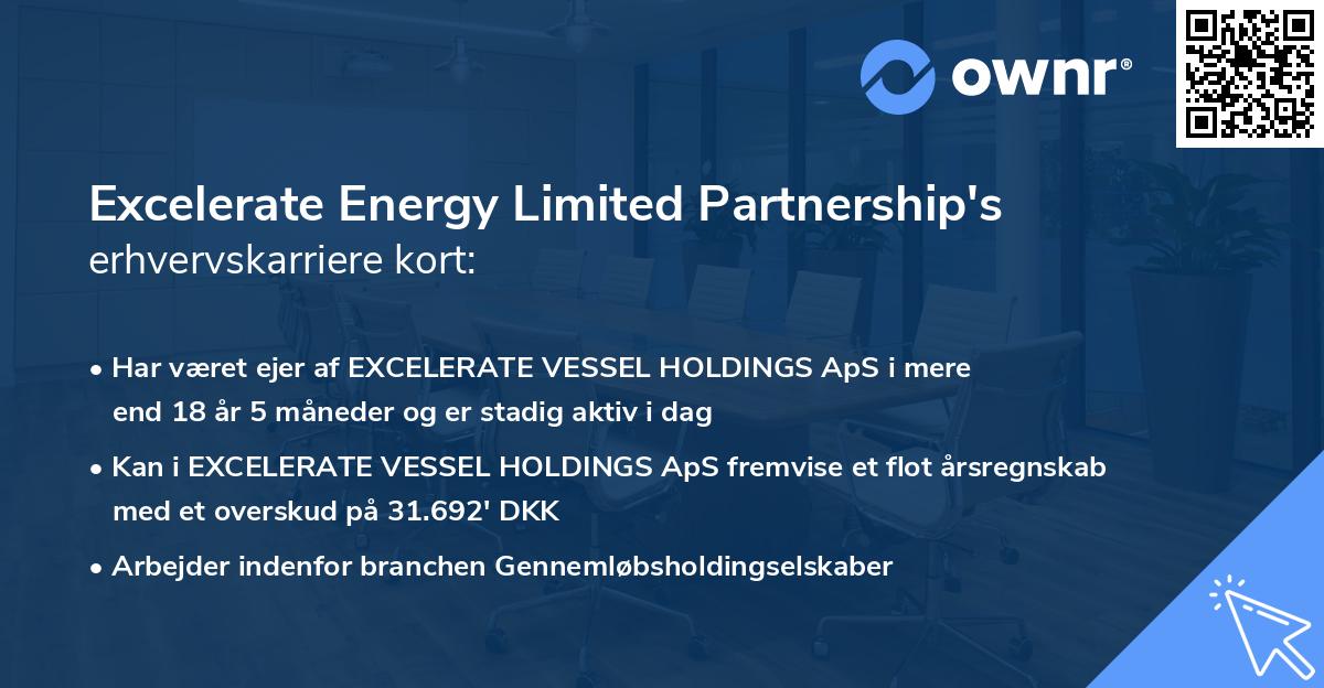 Excelerate Energy Limited Partnership's erhvervskarriere kort