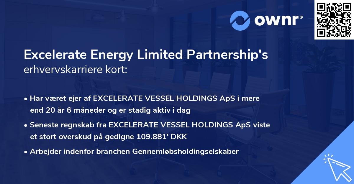 Excelerate Energy Limited Partnership's erhvervskarriere kort