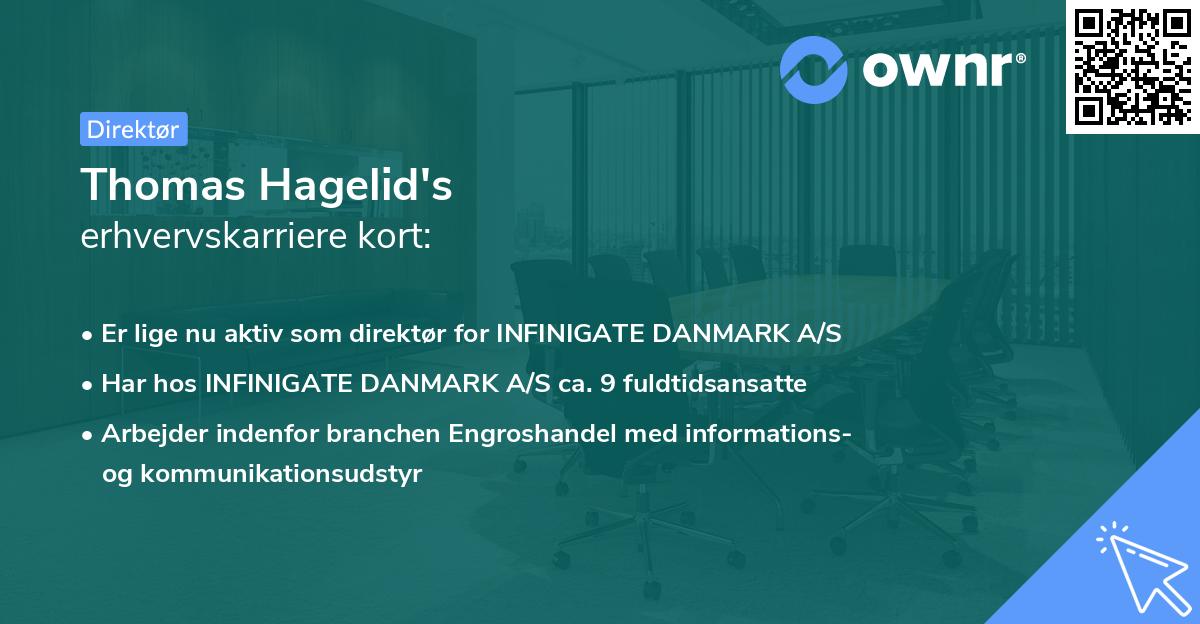 Thomas Hagelid's erhvervskarriere kort