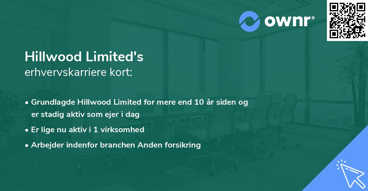 Hillwood Limited's erhvervskarriere kort