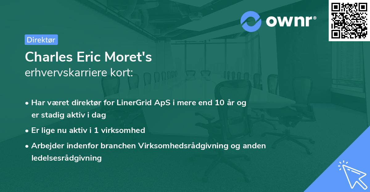 Charles Eric Moret's erhvervskarriere kort