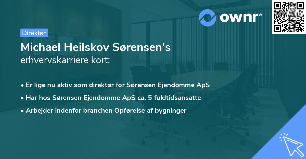 Michael Heilskov Sørensen's erhvervskarriere kort