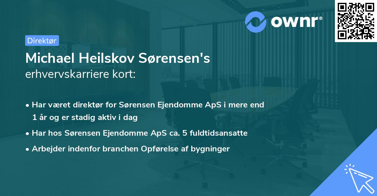Michael Heilskov Sørensen's erhvervskarriere kort