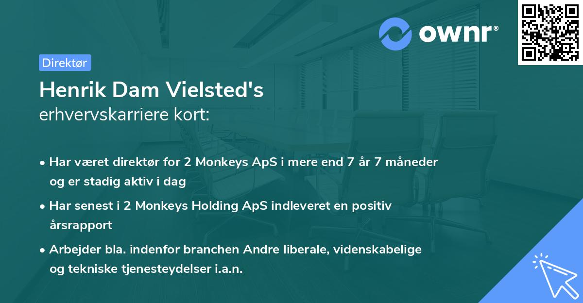Henrik Dam Vielsted's erhvervskarriere kort