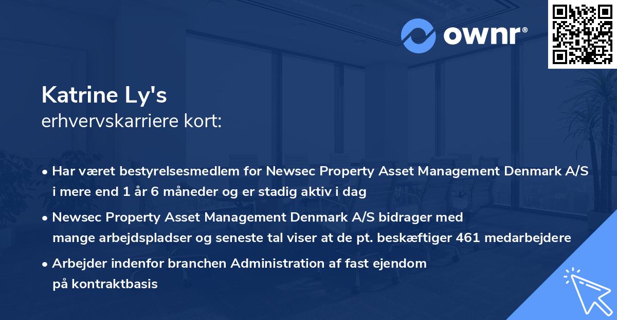 Katrine Ly's erhvervskarriere kort