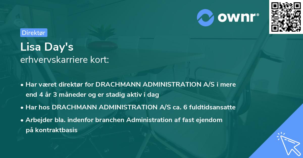Lisa Day's erhvervskarriere kort