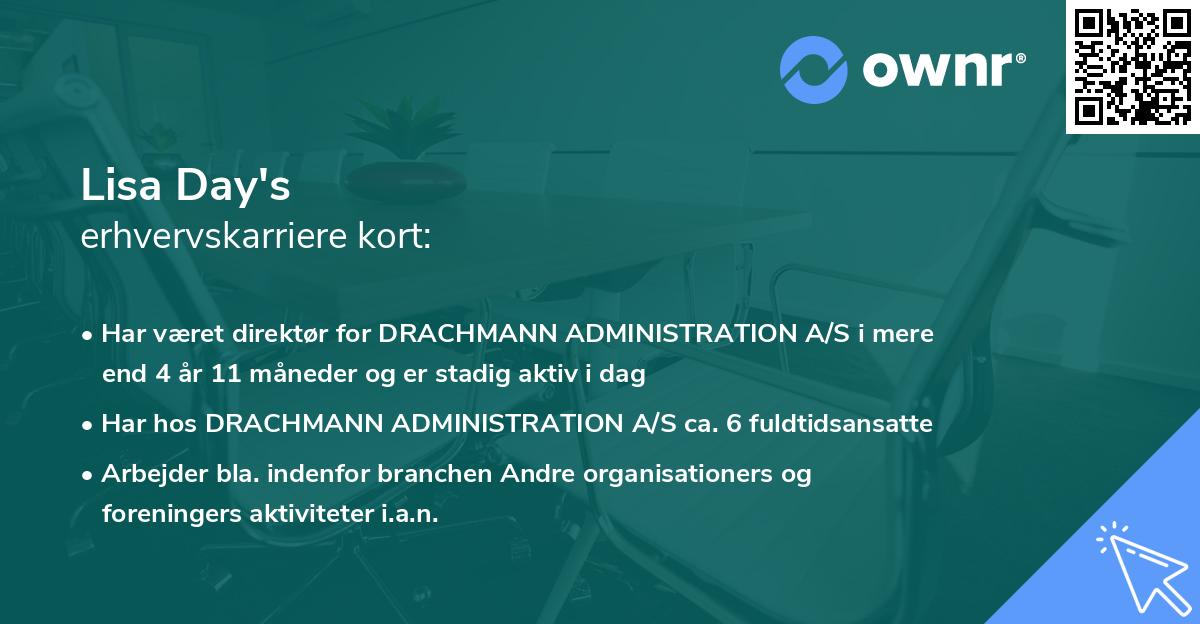 Lisa Day's erhvervskarriere kort