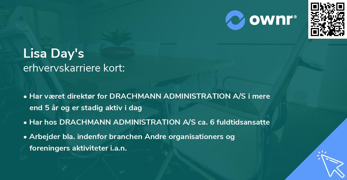 Lisa Day's erhvervskarriere kort