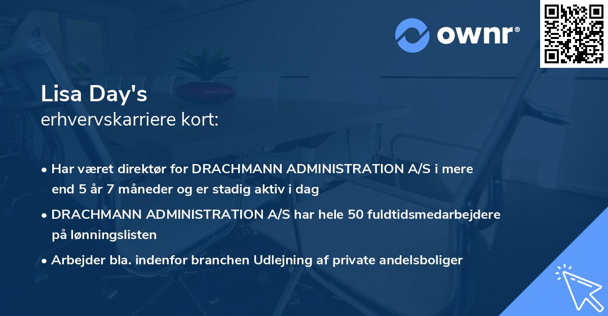 Lisa Day's erhvervskarriere kort