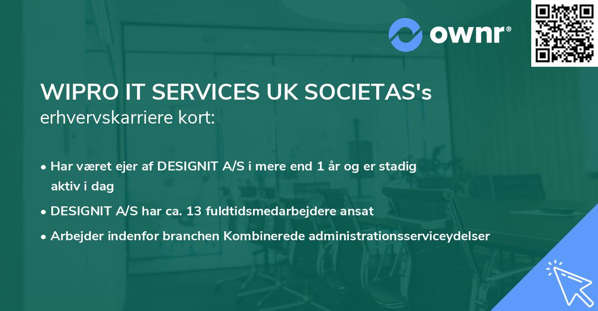 WIPRO IT SERVICES UK SOCIETAS's erhvervskarriere kort