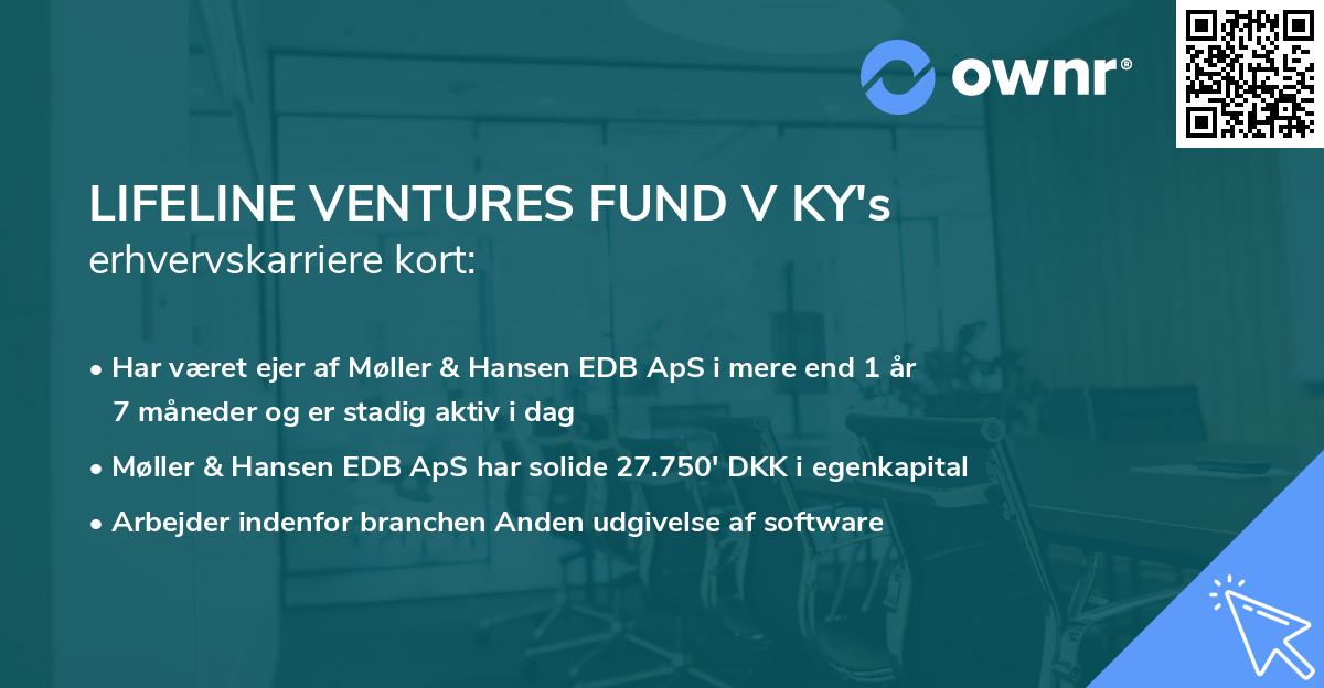 LIFELINE VENTURES FUND V KY's erhvervskarriere kort