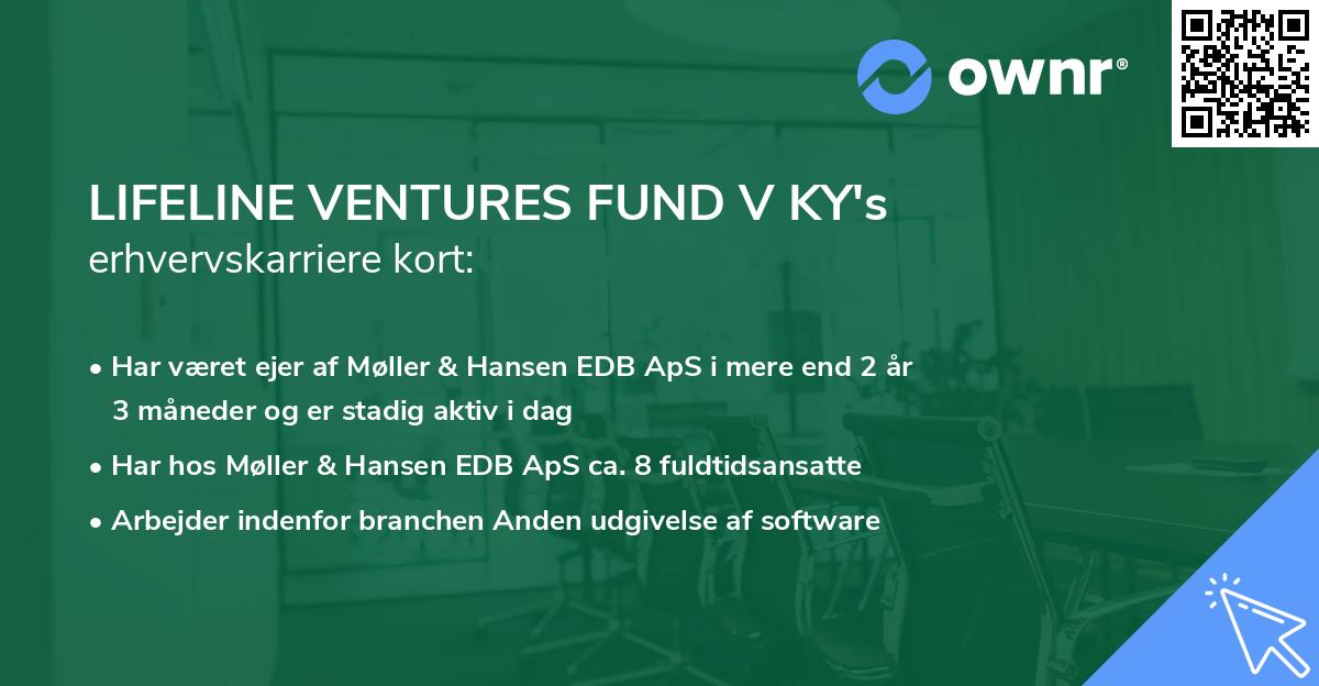 LIFELINE VENTURES FUND V KY's erhvervskarriere kort
