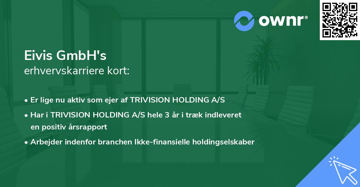 Eivis GmbH's erhvervskarriere kort