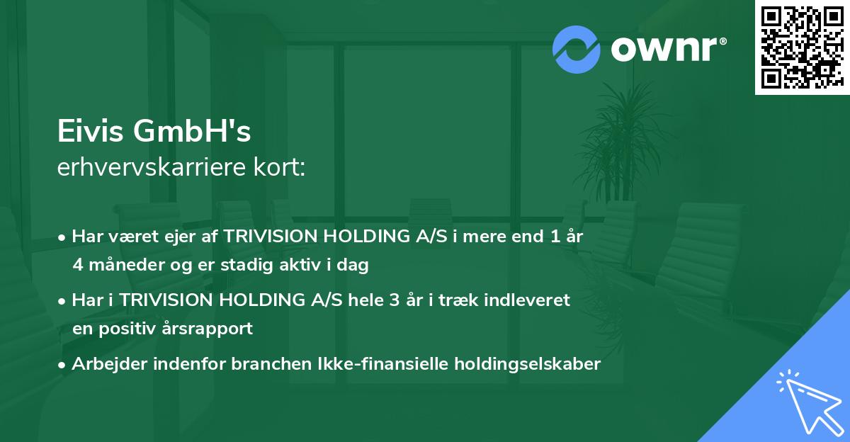 Eivis GmbH's erhvervskarriere kort