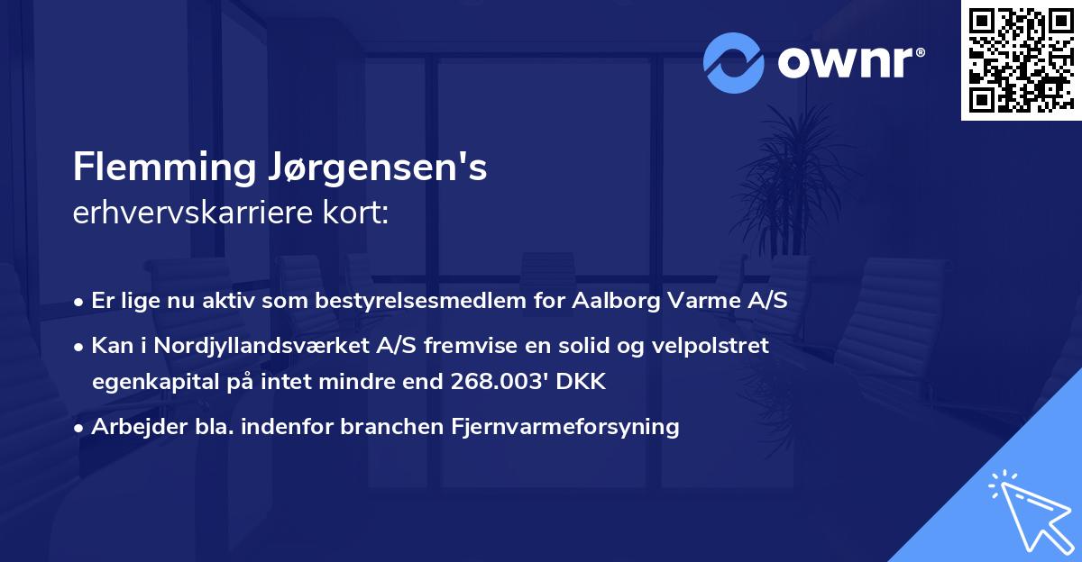 Flemming Jørgensen's erhvervskarriere kort