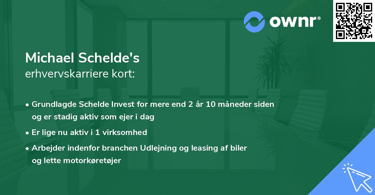 Michael Schelde's erhvervskarriere kort