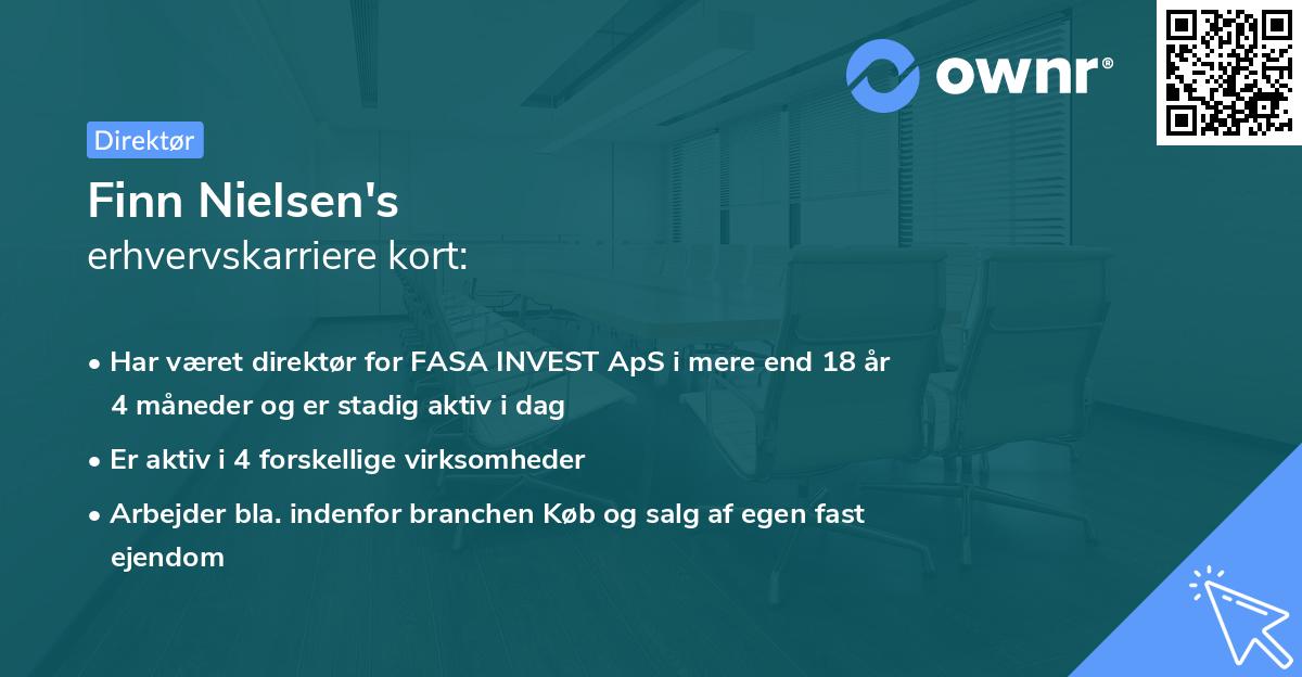 Finn Nielsen's erhvervskarriere kort