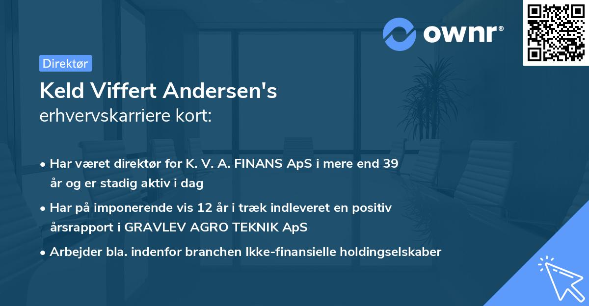 Keld Viffert Andersen's erhvervskarriere kort