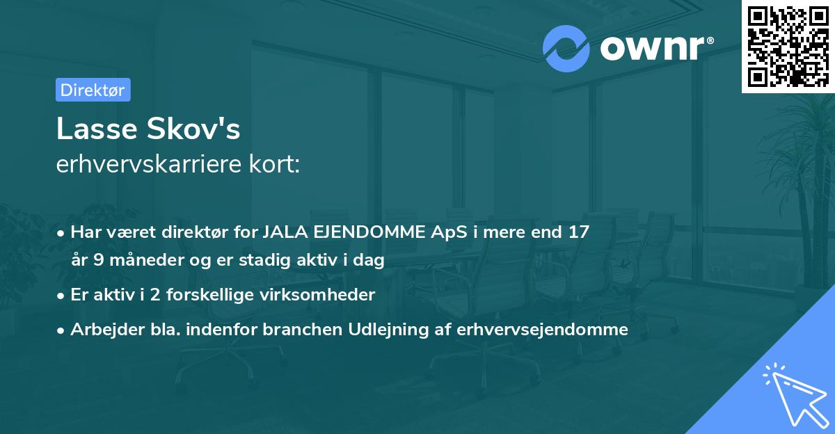 Lasse Skov's erhvervskarriere kort