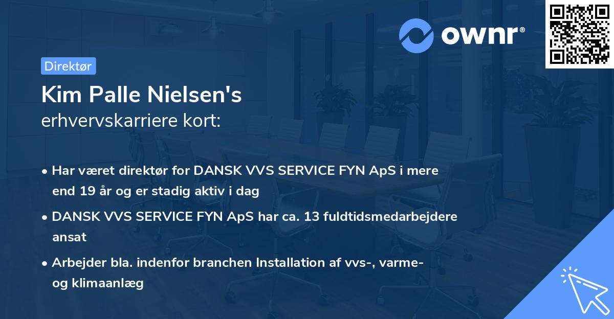 Kim Palle Nielsen's erhvervskarriere kort