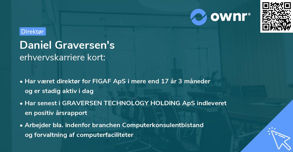 Daniel Graversen's erhvervskarriere kort