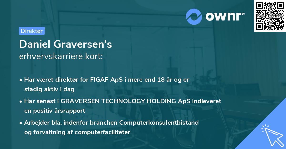 Daniel Graversen's erhvervskarriere kort