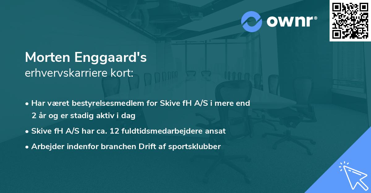 Morten Enggaard's erhvervskarriere kort