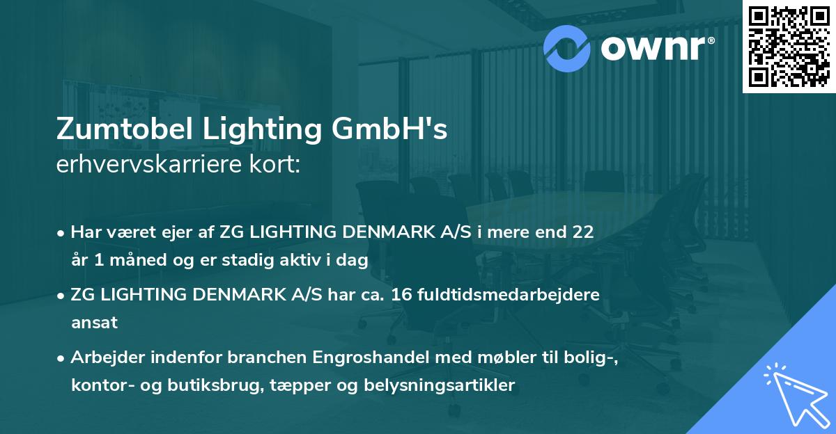 Zumtobel Lighting GmbH's erhvervskarriere kort