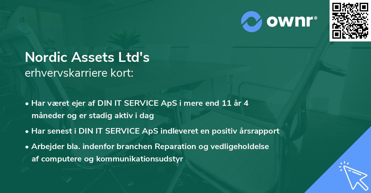 Nordic Assets Ltd's erhvervskarriere kort