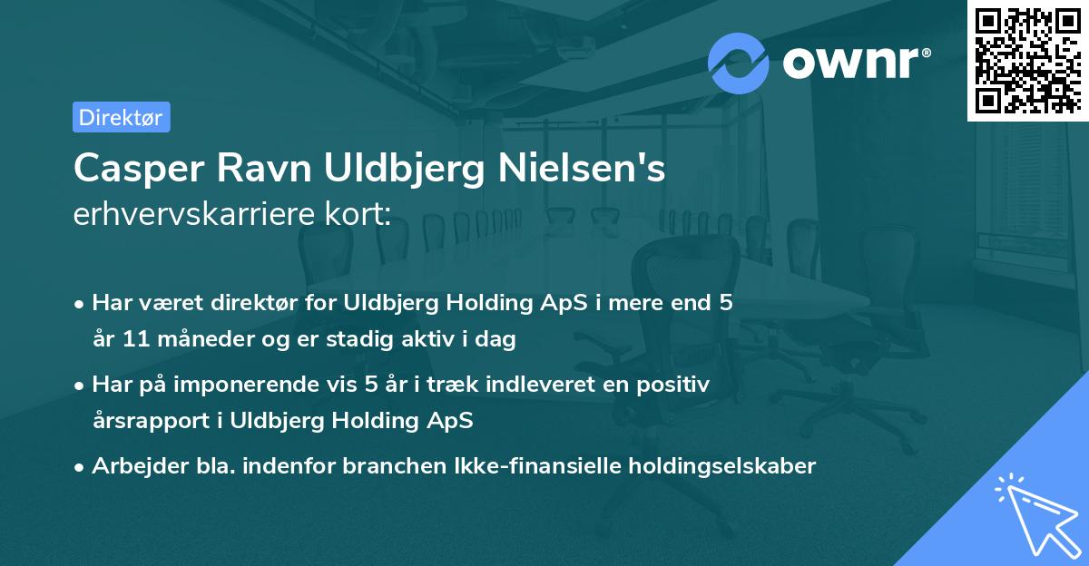 Casper Ravn Uldbjerg Nielsen's erhvervskarriere kort