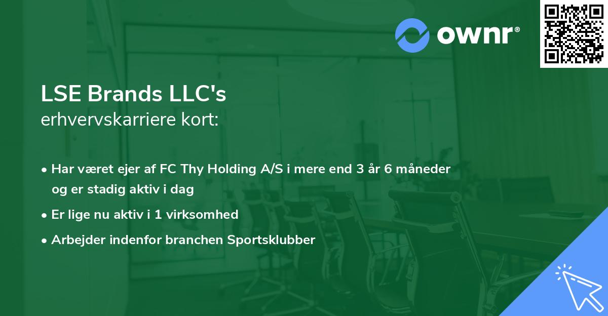 LSE Brands LLC's erhvervskarriere kort