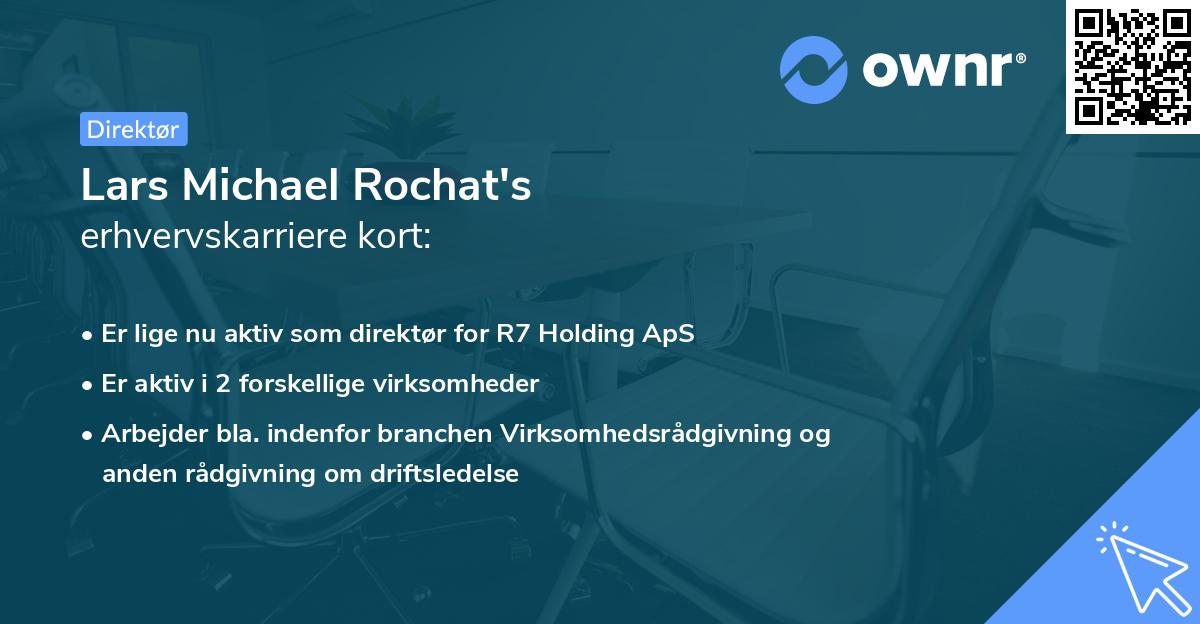 Lars Michael Rochat's erhvervskarriere kort