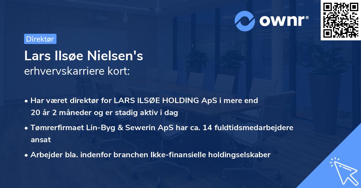 Lars Ilsøe Nielsen's erhvervskarriere kort