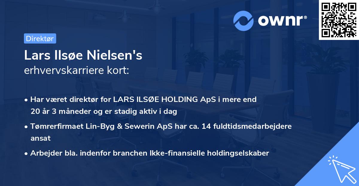 Lars Ilsøe Nielsen's erhvervskarriere kort