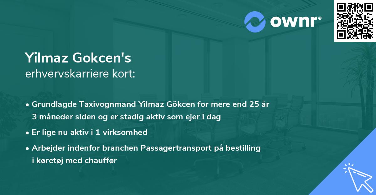 Yilmaz Gokcen's erhvervskarriere kort