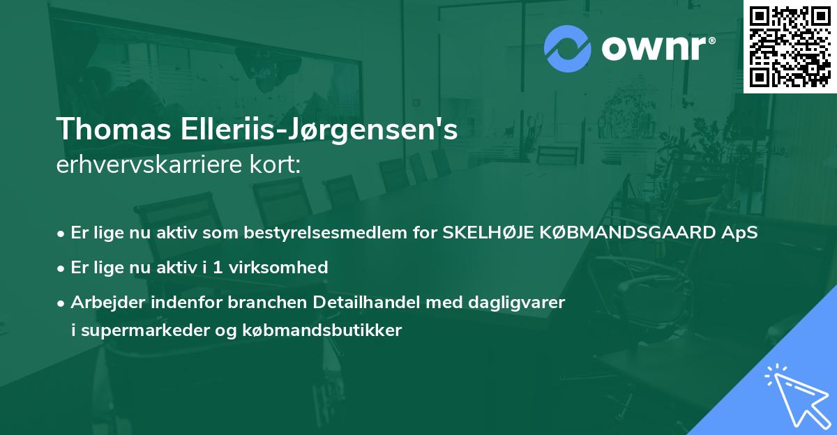 Thomas Elleriis-Jørgensen's erhvervskarriere kort