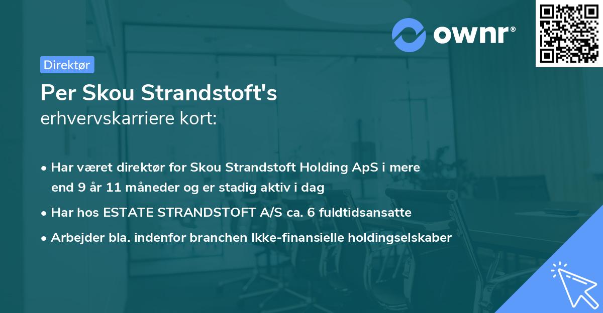 Per Skou Strandstoft's erhvervskarriere kort