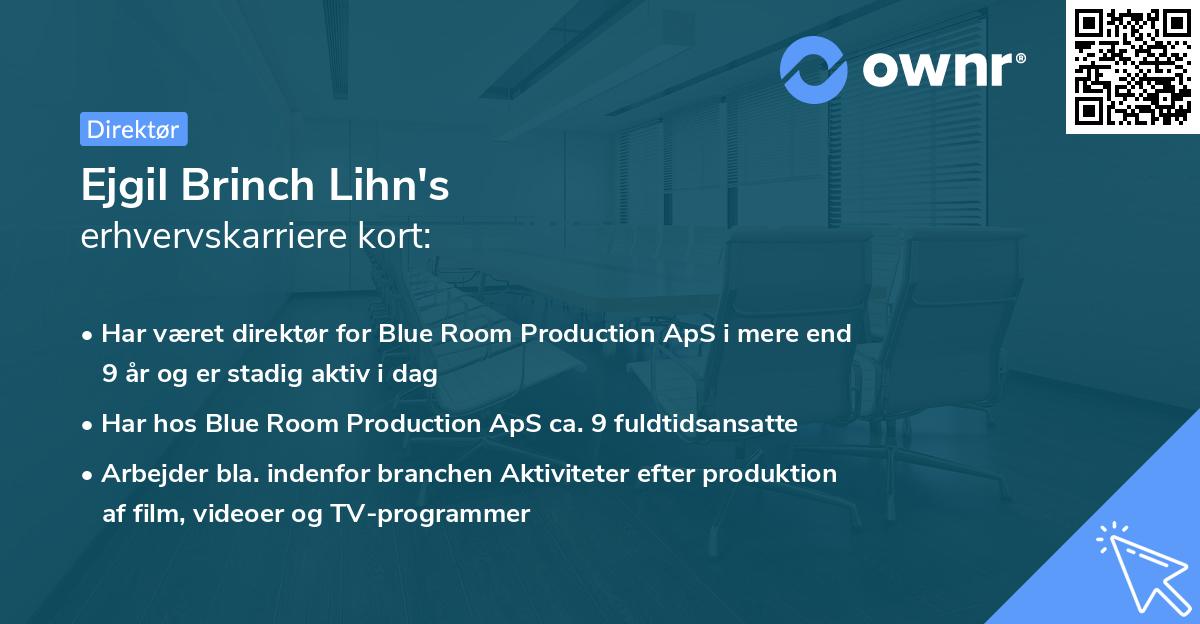 Ejgil Brinch Lihn's erhvervskarriere kort