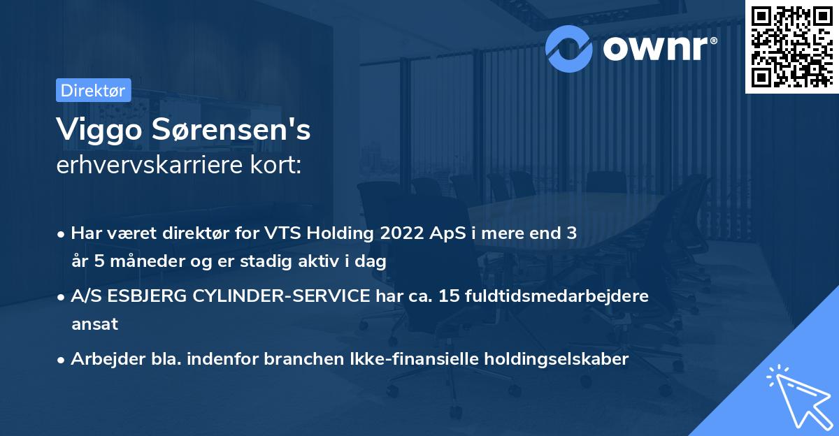 Viggo Sørensen's erhvervskarriere kort