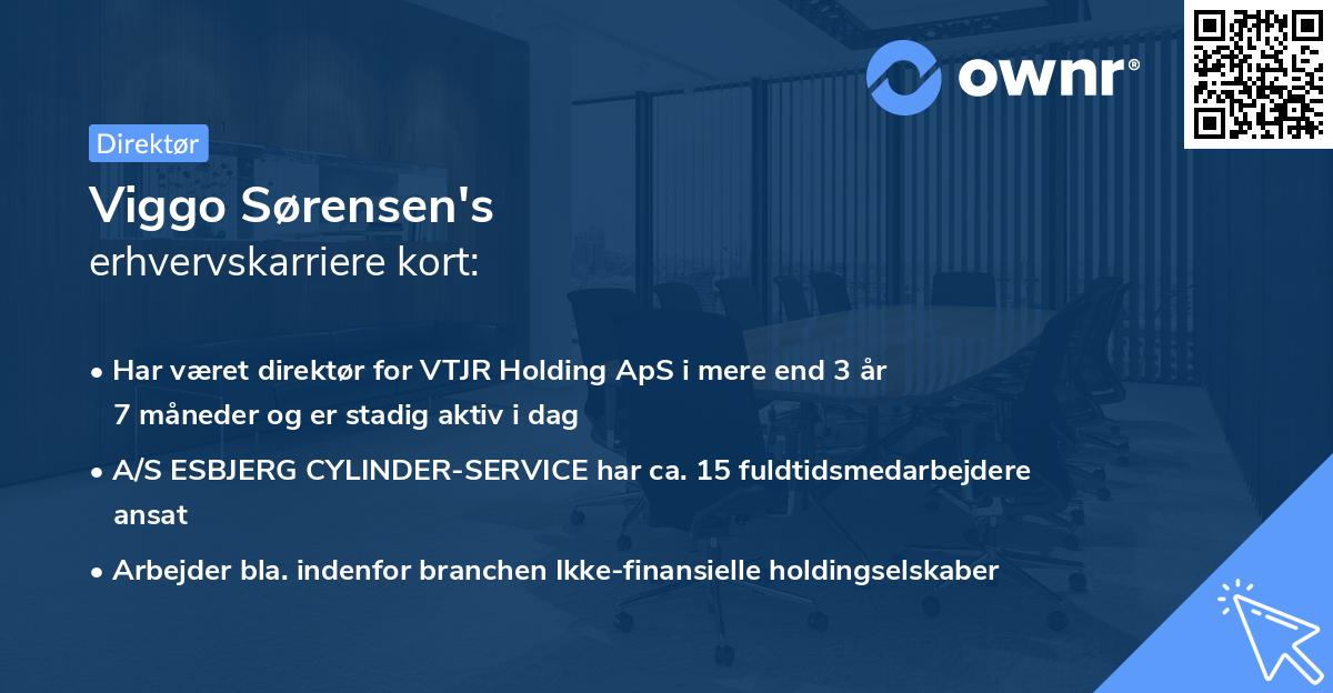 Viggo Sørensen's erhvervskarriere kort