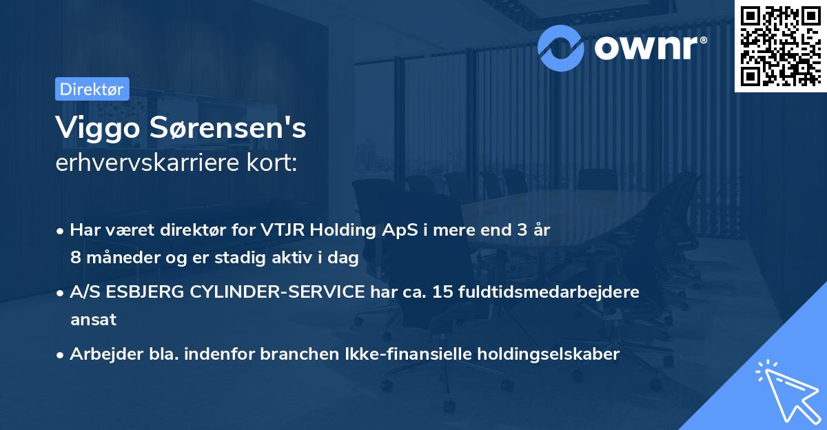 Viggo Sørensen's erhvervskarriere kort