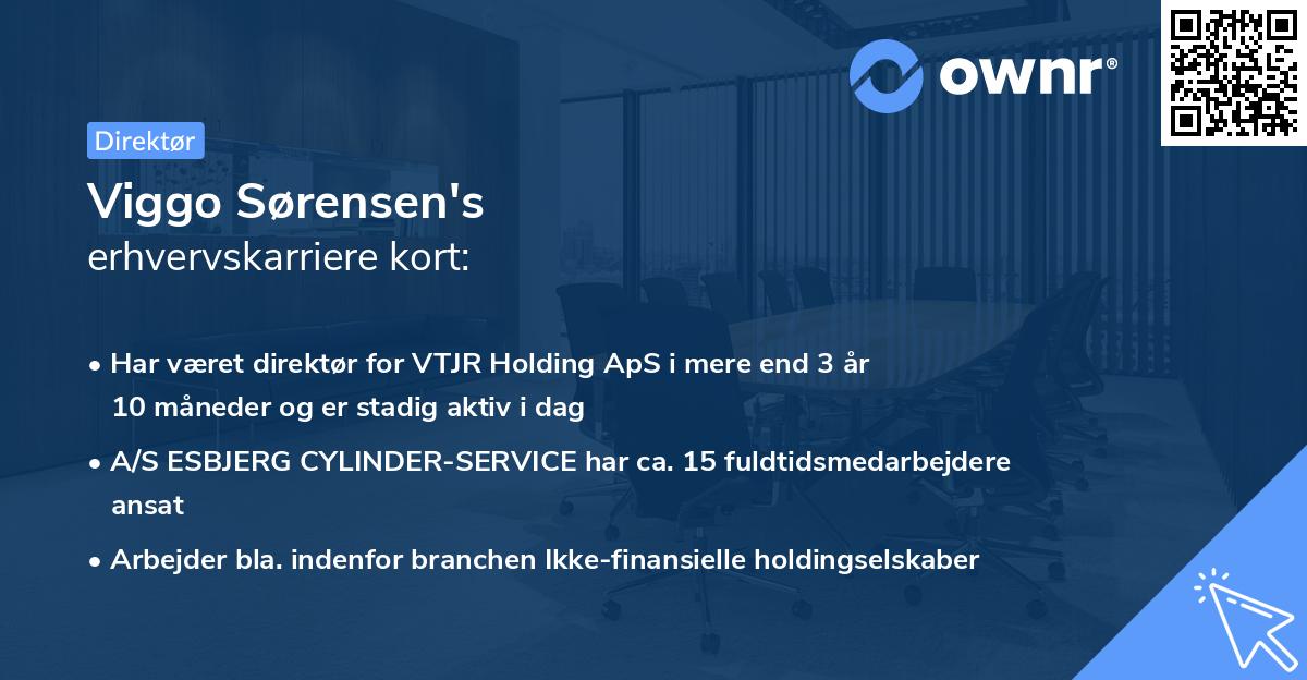 Viggo Sørensen's erhvervskarriere kort