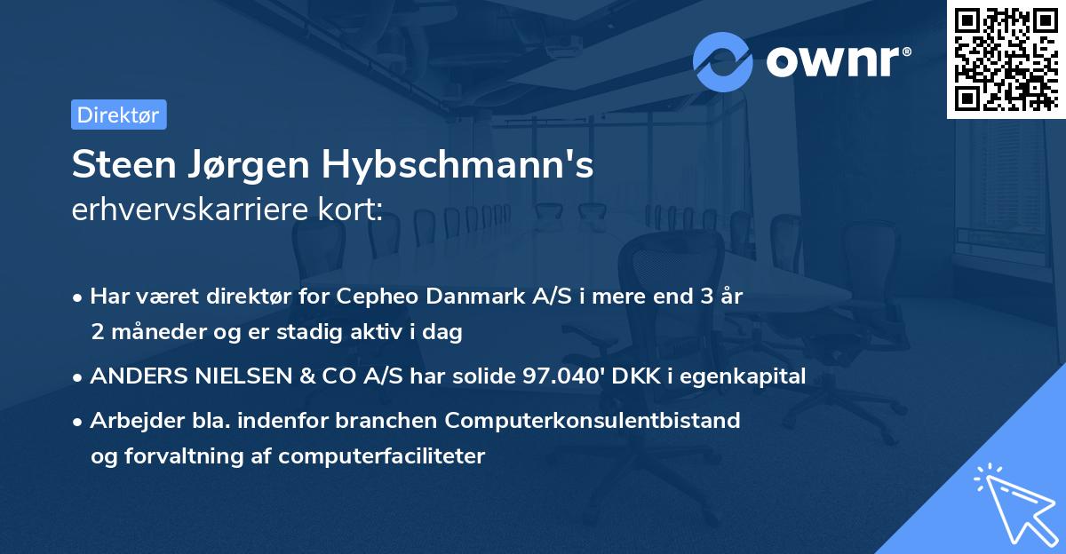 Steen Jørgen Hybschmann's erhvervskarriere kort