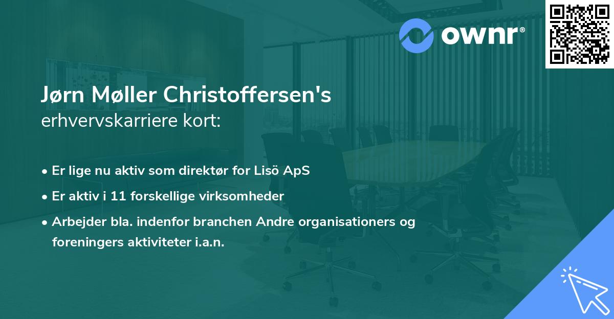 Jørn Møller Christoffersen's erhvervskarriere kort