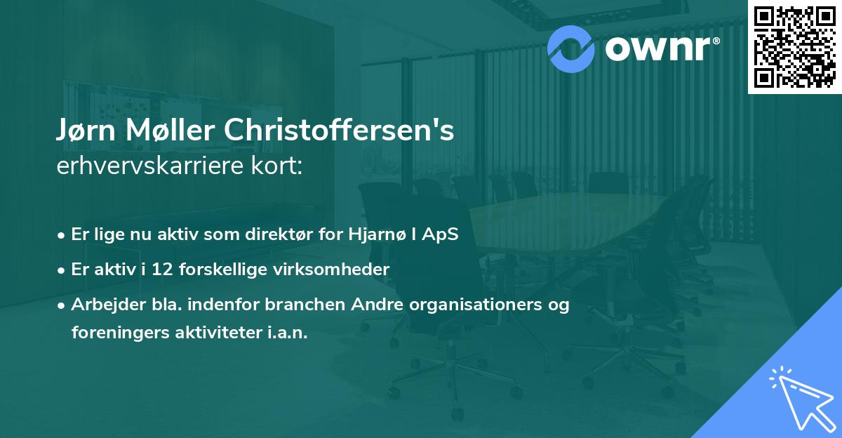 Jørn Møller Christoffersen's erhvervskarriere kort